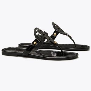 Tory Burch MILLER SANDAL, PATENT LEATHER